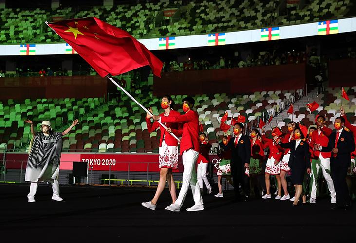 东京奥运会开幕式中国第几个入场